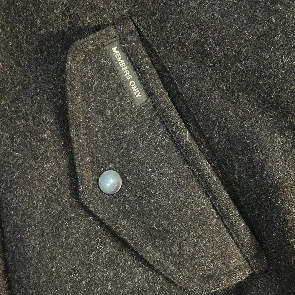 Charcoal Gray Members Only Jacket - Picture 3 of 5